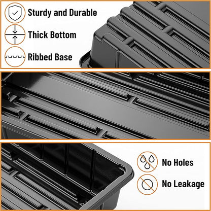 Mr. Pen- Plastic Growing Trays, Plant Tray, Seed Tray, Seedling Tray, - Image 4
