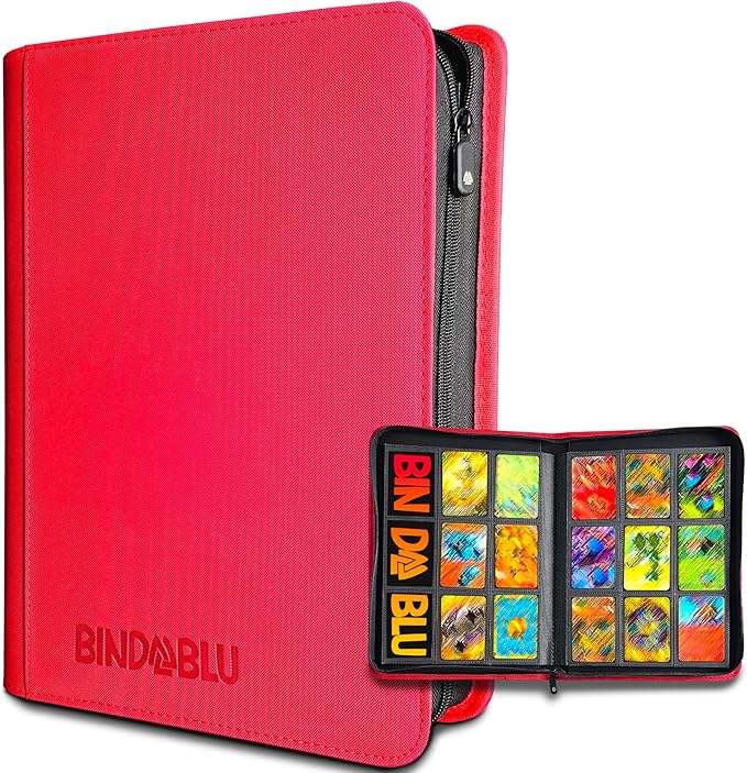 9 Pocket Trading Card Zip Binder by Bindablu