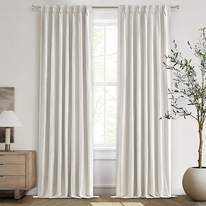 Extra Long Floor to Ceiling 132 Inch Viral Curtains by QJMYDECO
