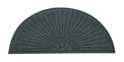 Guardian EcoGuard Diamond Fan Indoor Wiper Door Mat, Recycled Plactic and Rubber by GuardianFloorProtection