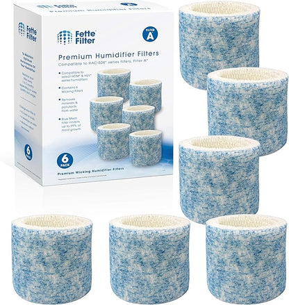 Fette Filter - Upgraded Blue Mesh Treated Layer Humidifier Wicking Filters by Fette+Filter