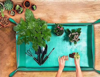 2 PCS Plant Repotting Mat for Indoor Plants, Portable Potting Mat Gardening - Image 3