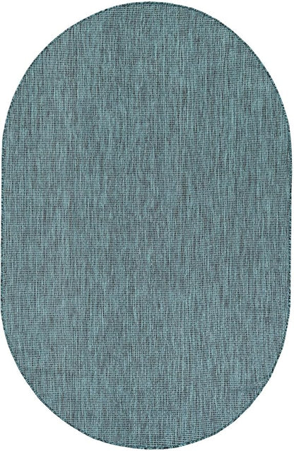 Unique Loom Outdoor Solid Collection Area Rug - Image 3