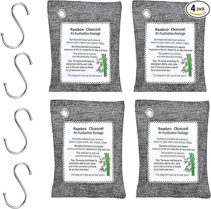 Bamboo Charcoal Air Purifying Bags – Natural Odor Eliminator & Moisture Absorber by Unknown