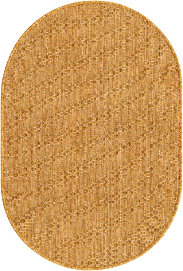 Unique Loom Collection Casual Transitional Solid Heathered Indoor/Outdoor - Image 3