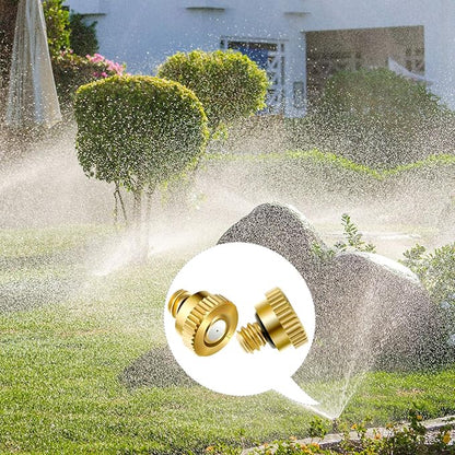 Hotop 40 Pieces Brass Misting Nozzle, Low Pressure Atomizing Mist Nozzle - Image 3
