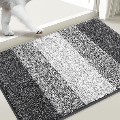 Smiry Dog Door Mat for Muddy Paws, Absorbs Moisture and Dirt, Low-Profile - Image 2