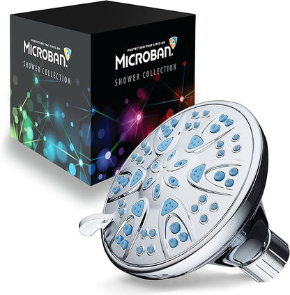 AquaDance Antimicrobial – Anti-Clog High-Pressure 6-Setting Head - Image 2