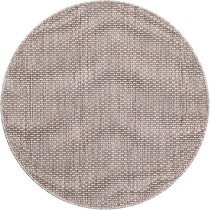 Unique Loom Outdoor Solid Collection Area Rug - Image 3