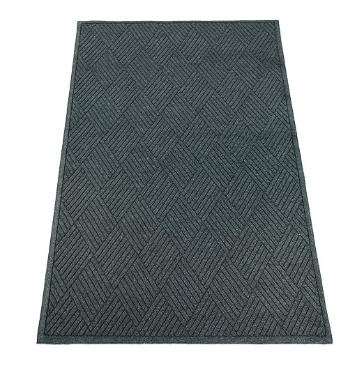 Guardian EcoGuard Diamond Indoor Wiper Floor Mat, Recycled Plactic and Rubber by GuardianFloorProtection