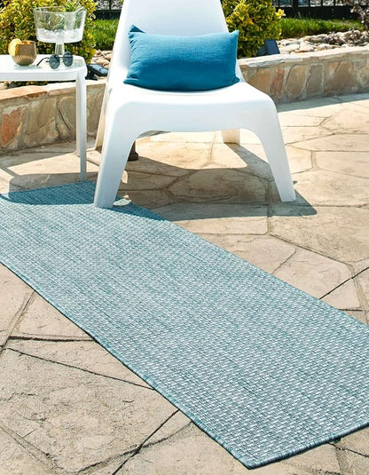 Unique Loom Collection Casual Transitional Solid Heathered Indoor/Outdoor - Image 4