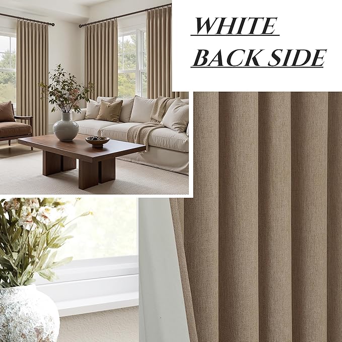 Pinch Pleated Blackout Curtains 60 Inches Wide - Image 6