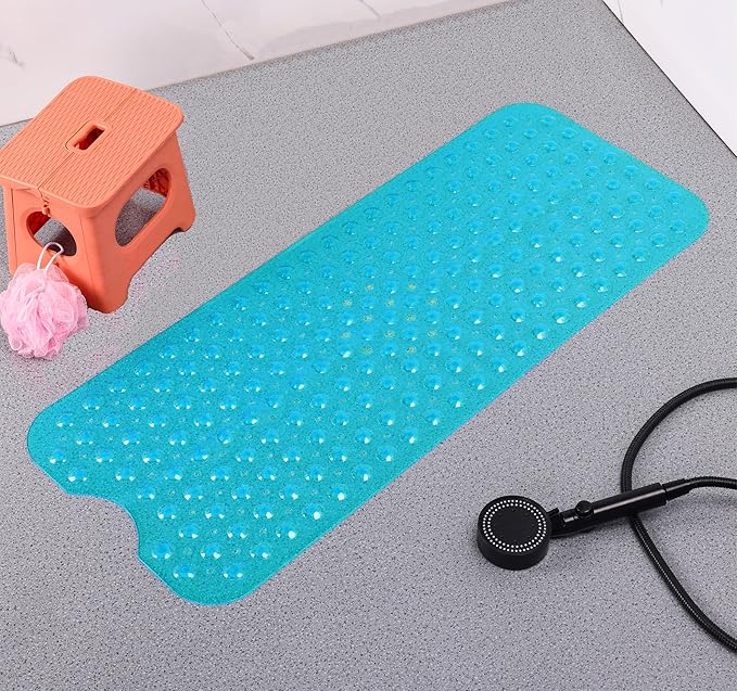 Anti-Slip Bathtub Shower mat, 39.3×15.7 inch（Approximately 100 × 40cm） Soft - Image 8