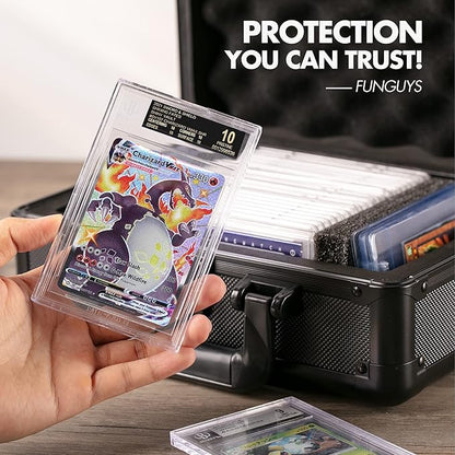 FunGuys Modern Graded Card Storage Box, Holds 43 Slabs, Sports & Pokemon Cards - Image 5