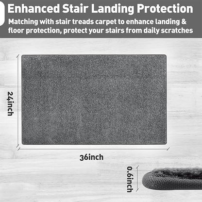 PURE ERA Carpet Stair Tread Landing Mat Tape Free Self Adhesive Non Slip Skid - Image 3