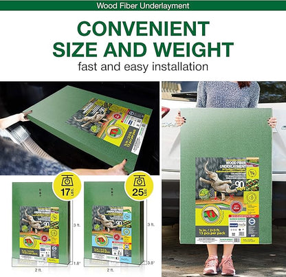 Wood Fiber Flooring Underlayment, 6mm Thickness - Image 6