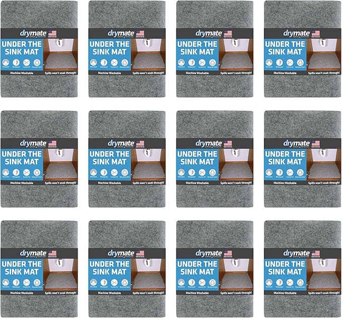 Drymate Premium Under Sink Mat, Waterproof Cabinet Protection Mats by Drymate