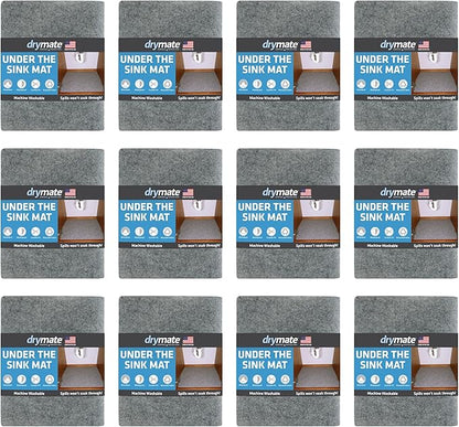 Drymate Premium Under Sink Mat, Waterproof Cabinet Protection Mats by Drymate
