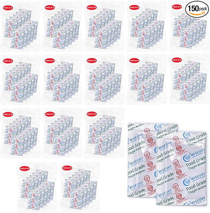 500CC 150 Packs Oxygen Absorbers by Wisesorb