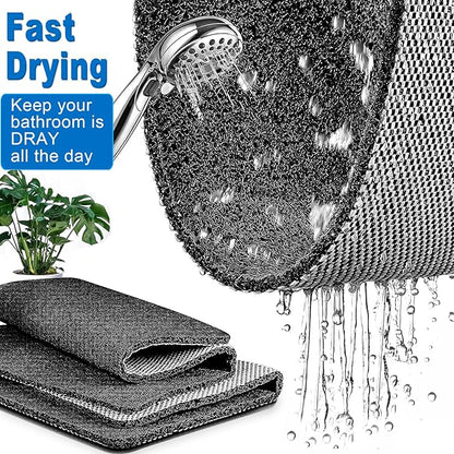 Shower Mats Non Slip for Elderly, 24x47’’Extra Lager Loofah Bath Mats for Shower - Image 3