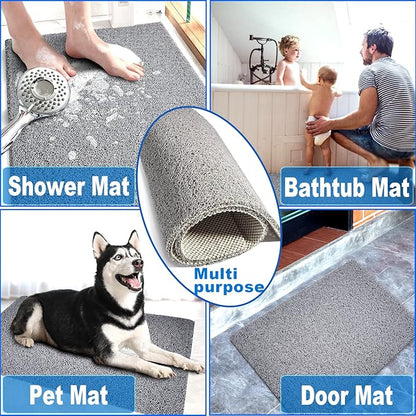 Shower Mats Non Slip for Elderly, 24x32’’Lager Loofah Bath Mats for Shower - Image 6