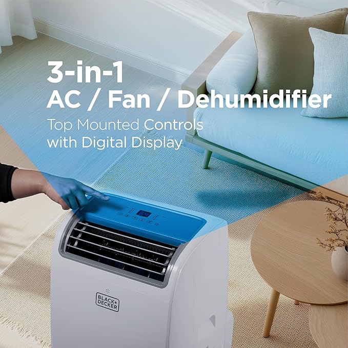 BLACK+DECKER Smart Portable Air Conditioner, 000 BTU - Image 5