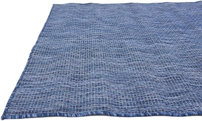 Unique Loom Collection Casual Transitional Solid Heathered Indoor/Outdoor - Image 7