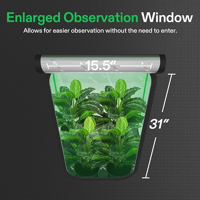 VIVOSUN P276 2.7x2.7 PRO Grow Tent, Indoor Plant Grow Tent Greenhouse - Image 3
