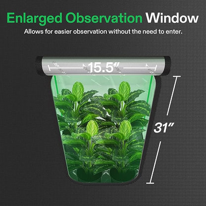 VIVOSUN P276 2.7x2.7 PRO Grow Tent, Indoor Plant Grow Tent Greenhouse - Image 3