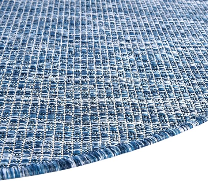 Unique Loom Outdoor Solid Collection Area Rug - Image 9