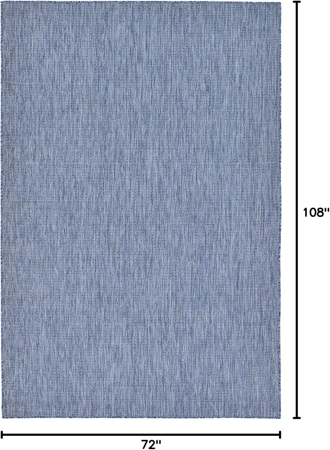 Unique Loom Collection Casual Transitional Solid Heathered Indoor/Outdoor - Image 3