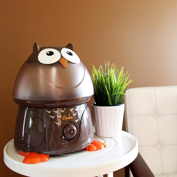 Crane Animal Humidifier for Bedroom, Ultrasonic Cool Mist for Baby Nursery - Image 2
