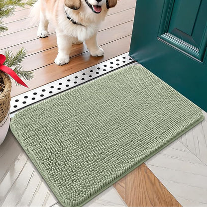OLANLY Dog Door Mat for Muddy Paws 30x17, Absorbs Moisture and Dirt, Absorbent by OLANLY