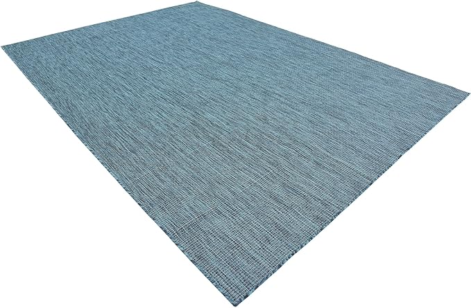 Unique Loom Collection Casual Transitional Solid Heathered Indoor/Outdoor - Image 4