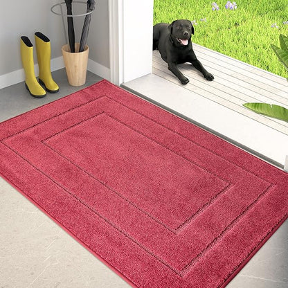 PURRUGS Dirt Trapping Door Mat 32" x 47", Non-Slip/Skid Machine Washable by PURRUGS