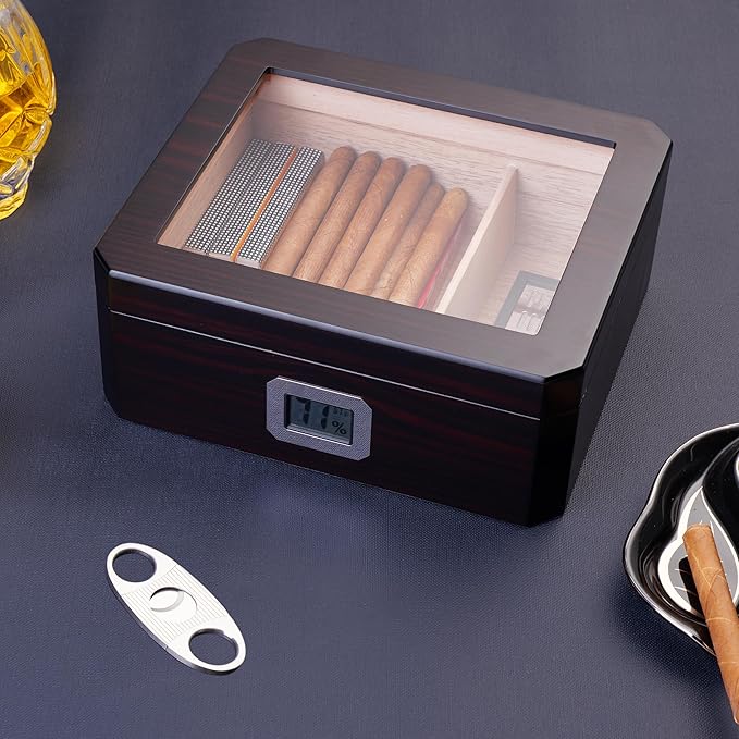 Woodronic Cigar Humidor for 50 Counts - Image 7
