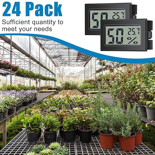 Kanayu 24 Pack Mini Digital Hygrometer Thermometers Indoor Humidity Monitor - Image 5