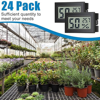 Kanayu 24 Pack Mini Digital Hygrometer Thermometers Indoor Humidity Monitor - Image 5