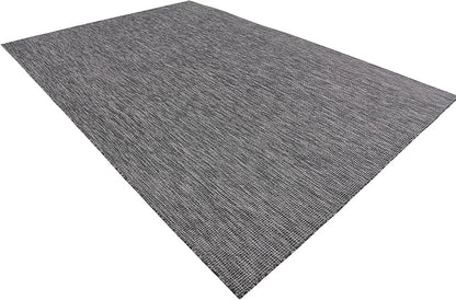 Unique Loom Collection Casual Transitional Solid Heathered Indoor/Outdoor - Image 4