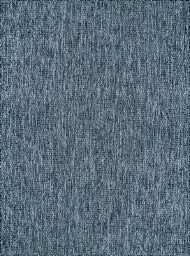 Unique Loom Collection Casual Transitional Solid Heathered Indoor/Outdoor - Image 9