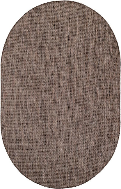 Unique Loom Outdoor Solid Collection Area Rug - Image 3