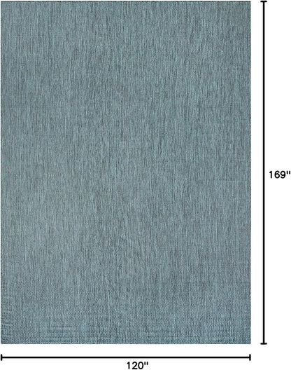 Unique Loom Outdoor Solid Collection Area Rug - Image 2