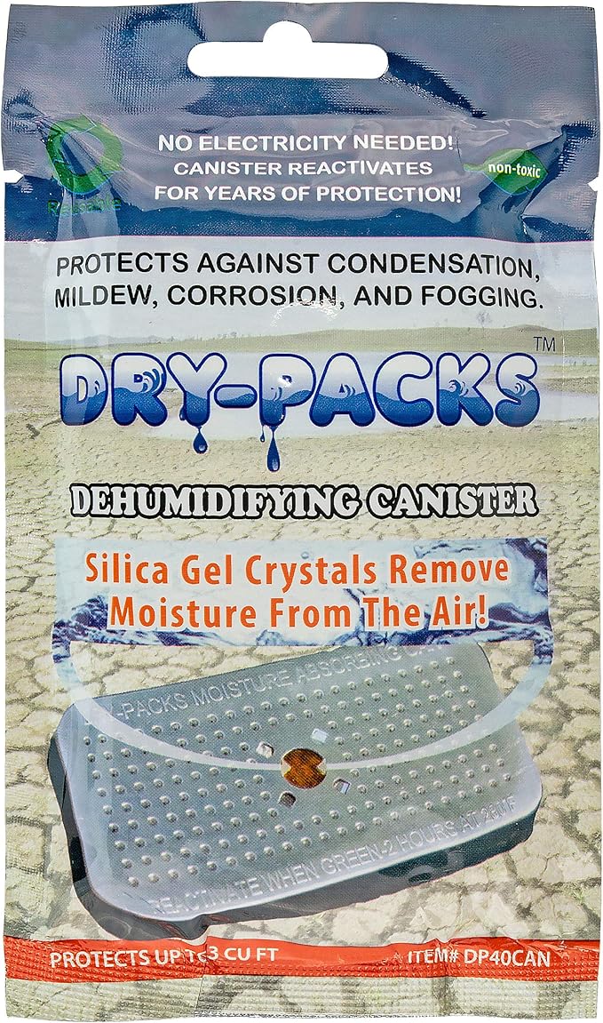 Dry-Packs Indicating Silica Gel 40 Grams in Sturdy Aluminum Dehumidifying - Image 3