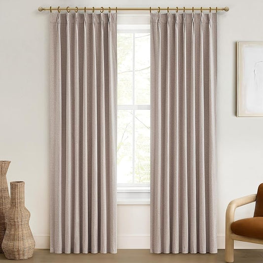 Farmhouse Style 95 Inch Curtains by QJMYDECO