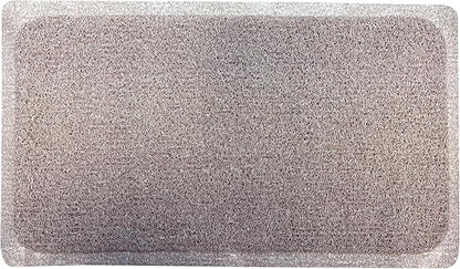Non Slip with Suction Cups Loofah Bathmat 27"x15" & 29.5"X16.9", PVC Loofah - Image 2