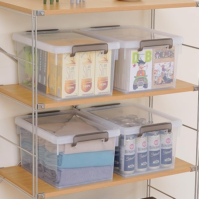 Citylife 22.2 Qt. Plastic Storage Bins - Image 8