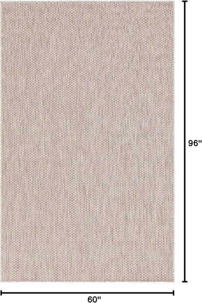 Unique Loom Collection Casual Transitional Solid Heathered Indoor/Outdoor - Image 2