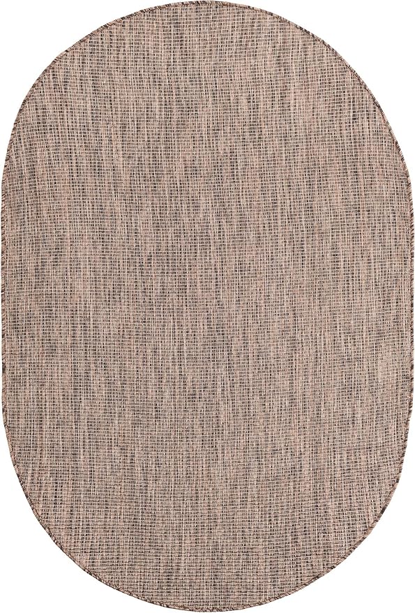 Unique Loom Outdoor Solid Collection Area Rug - Image 3