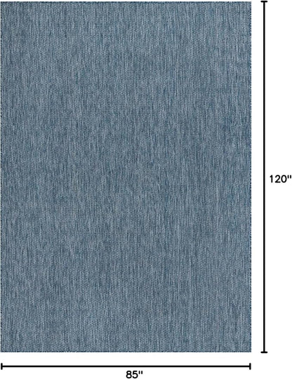 Unique Loom Collection Casual Transitional Solid Heathered Indoor/Outdoor - Image 3