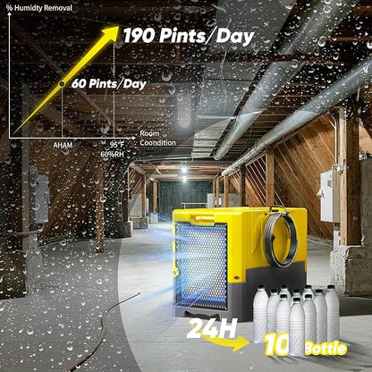 190Pints Commercial Dehumidifier - Image 3